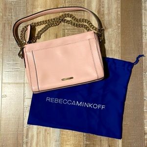 REBECCA MINKOFF Pink Convertible Crossbody Shoulder Handbag